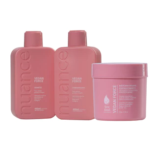 Kit Vegan Force Time Reset 3 itens Nuance em Oferta na Shopee