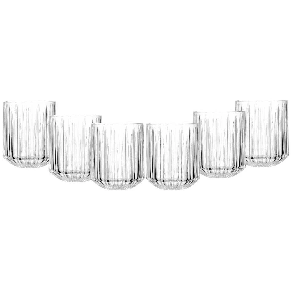 6 Copos para Whisky de Vidro Bangkok 300ml Wolff