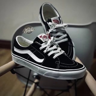 Vans feminino shops preto e branco