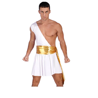 Fantasia Masculina Gladiador Romano Deus Grego Guerreiro U