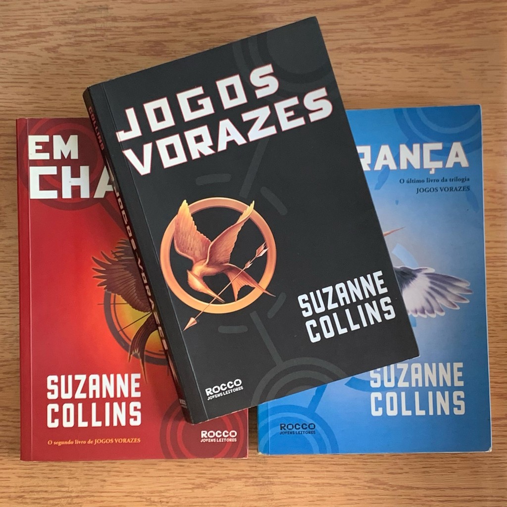LIVRO TRILOGIA JOGOS VORAZES - SUZANNE COLLINS | Shopee Brasil