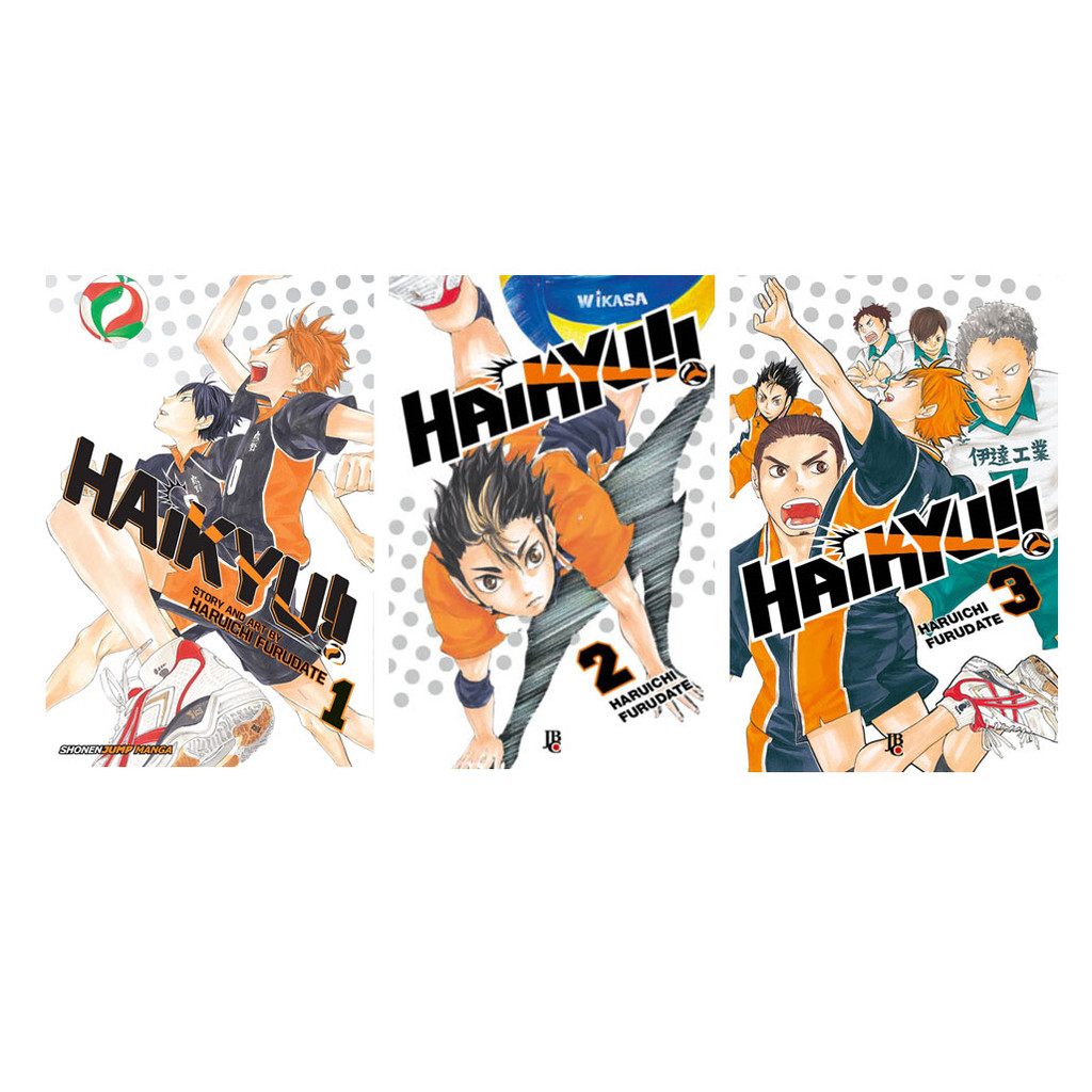 Kit Haikyu! - Vol 1-5 [Mangá: JBC] em Promoção na Shopee Brasil 2026