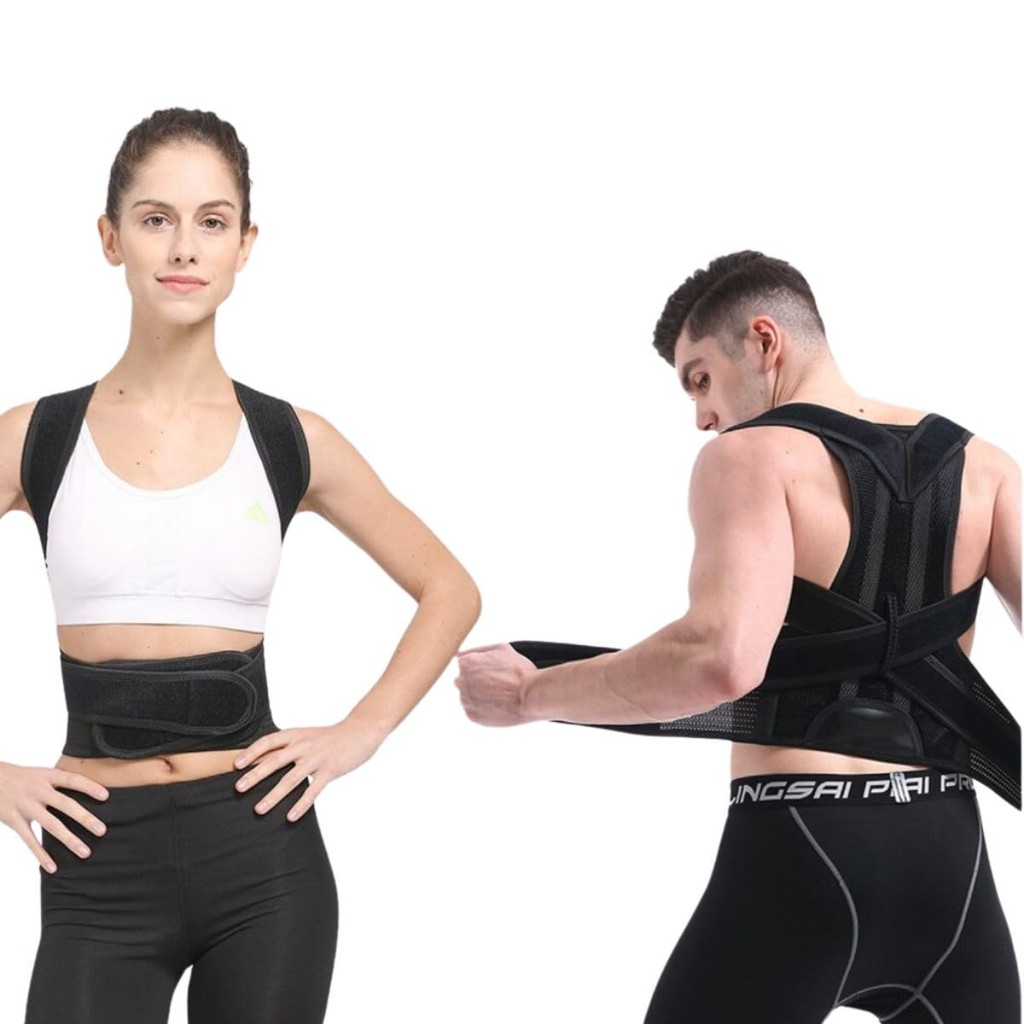 Corretor De Postura Masculino Feminino Cinta Postural Para Corrigir ...