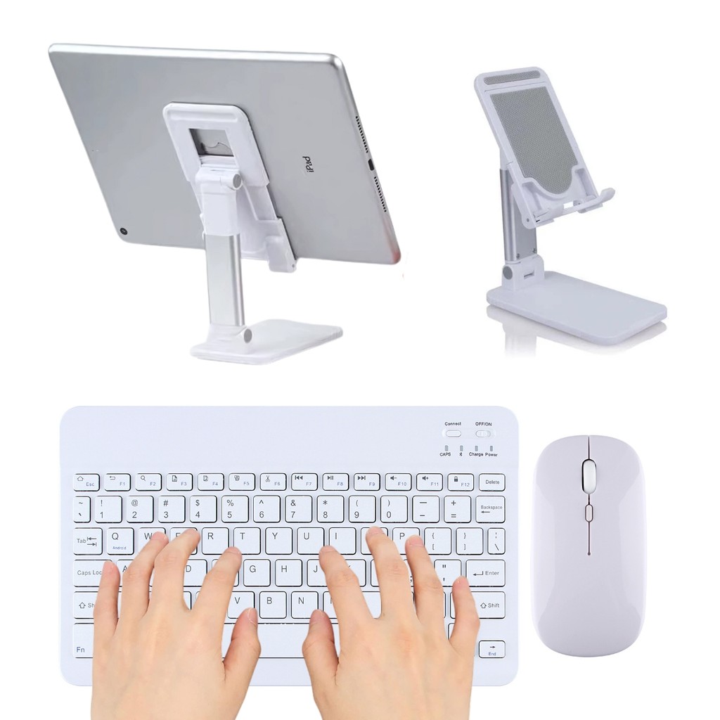 Kit Suporte Ajustável + Teclado Mouse Para Samsung Tab S6 Lite P620 ...