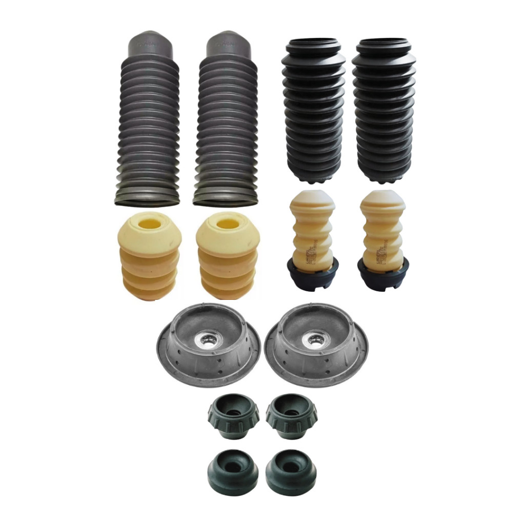 Kit Batente Dianteiro C/coxim E Traseiro Gol G3 G4