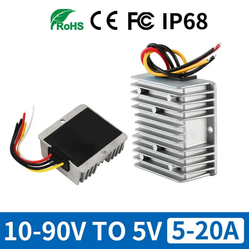 Convertisseur abaisseur DC 24V à 20V 30A 20A 10A 5A, réducteur 24 volts