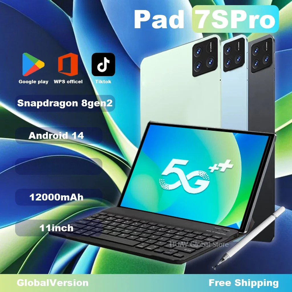 2025 novo Original edição Global Tablet Pad 7S Pro Snapdragon 8gen2 ...