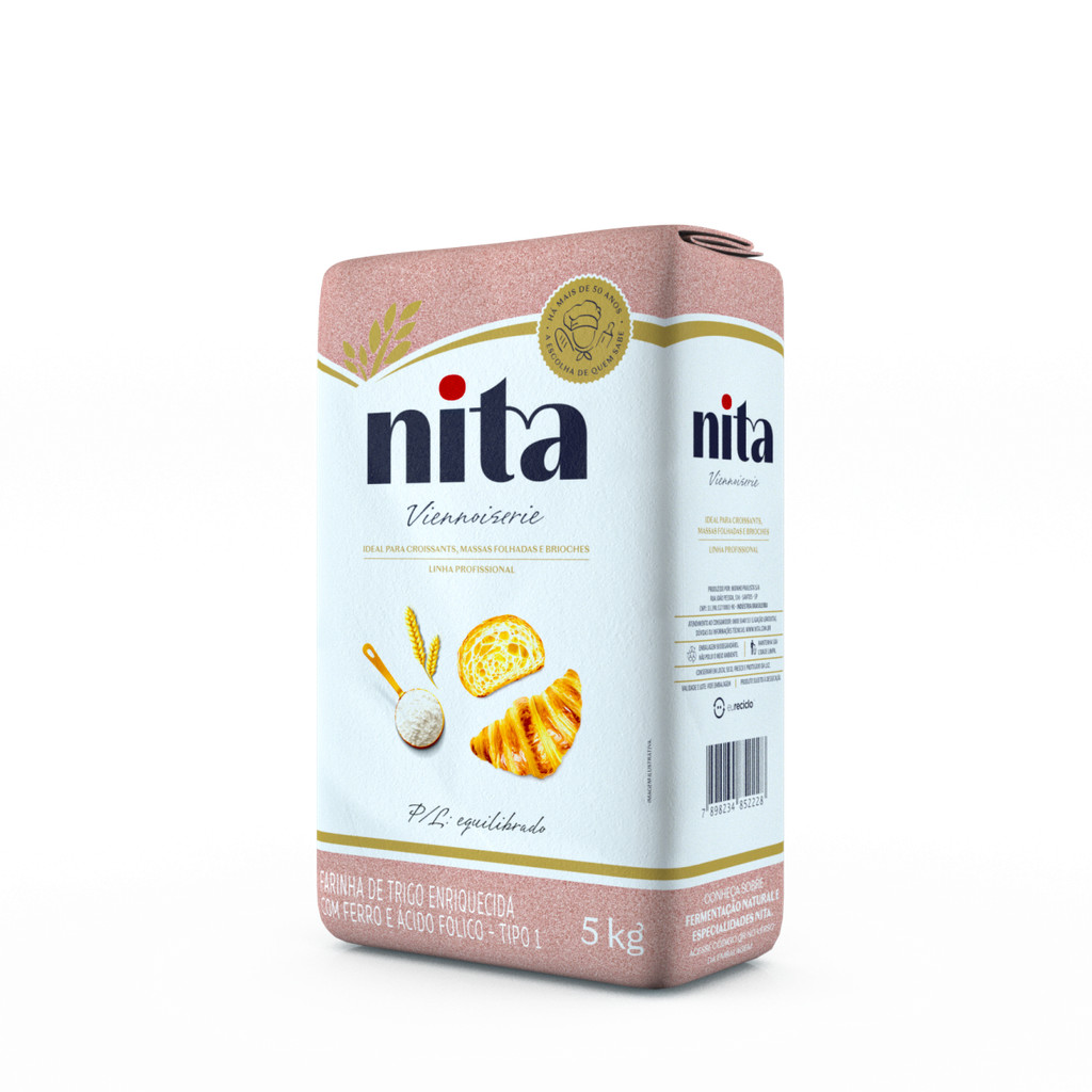 FARINHA NITA VIENNOISERIE VN 5KG | Shopee Brasil