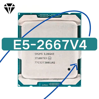 Usado E5-2667V4 Xeon E5 2667 V4 E5-2667 V4 E5 2667V4 3,20 GHZ 8-Core 25M DDR4 2400MHz FCLGA2011-3 135W
