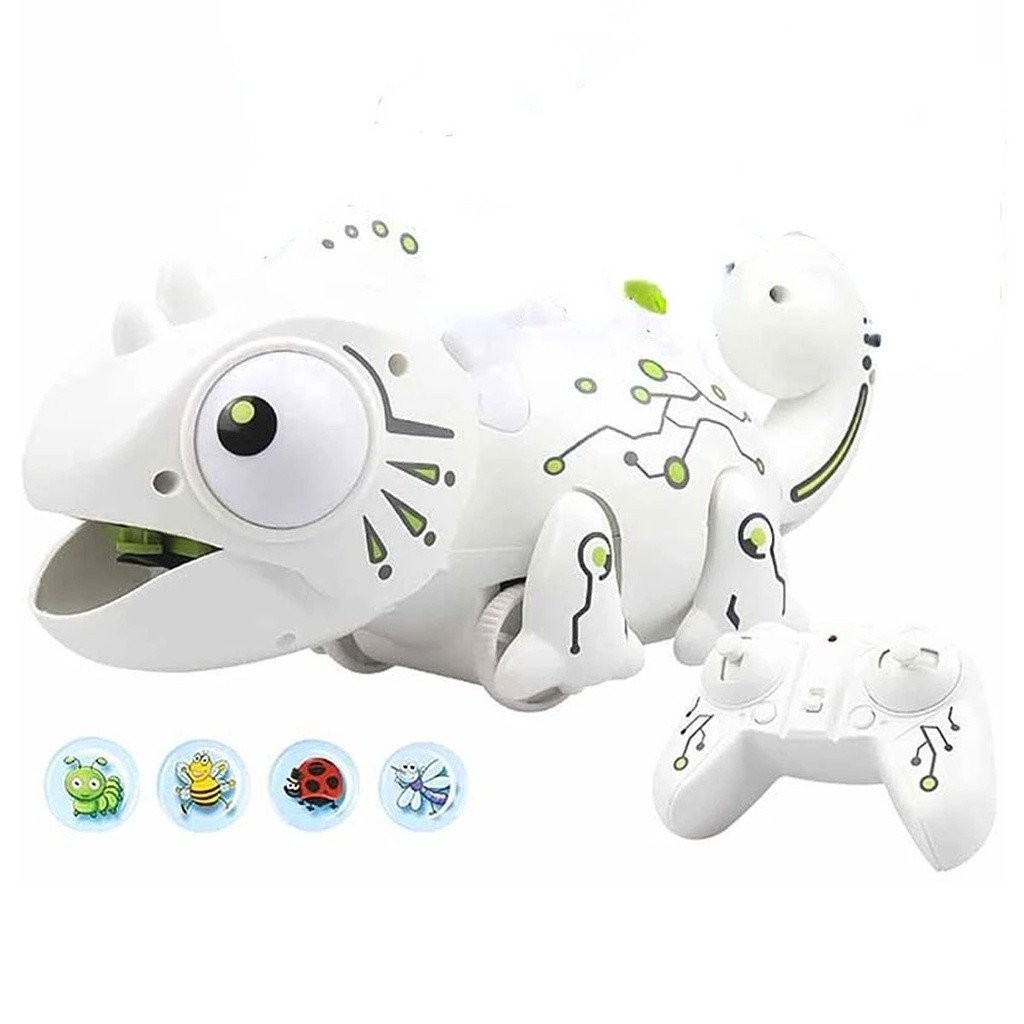 Brinquedo camaleão controle remoto 2.4ghz Rc modelo de animal de ...