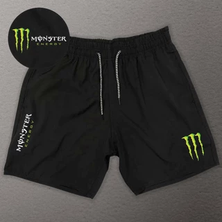Bermuda Esportiva de Elastano Masculina - MONSTER 02 - Academia Corrida Skate Basquete Treino Intenso