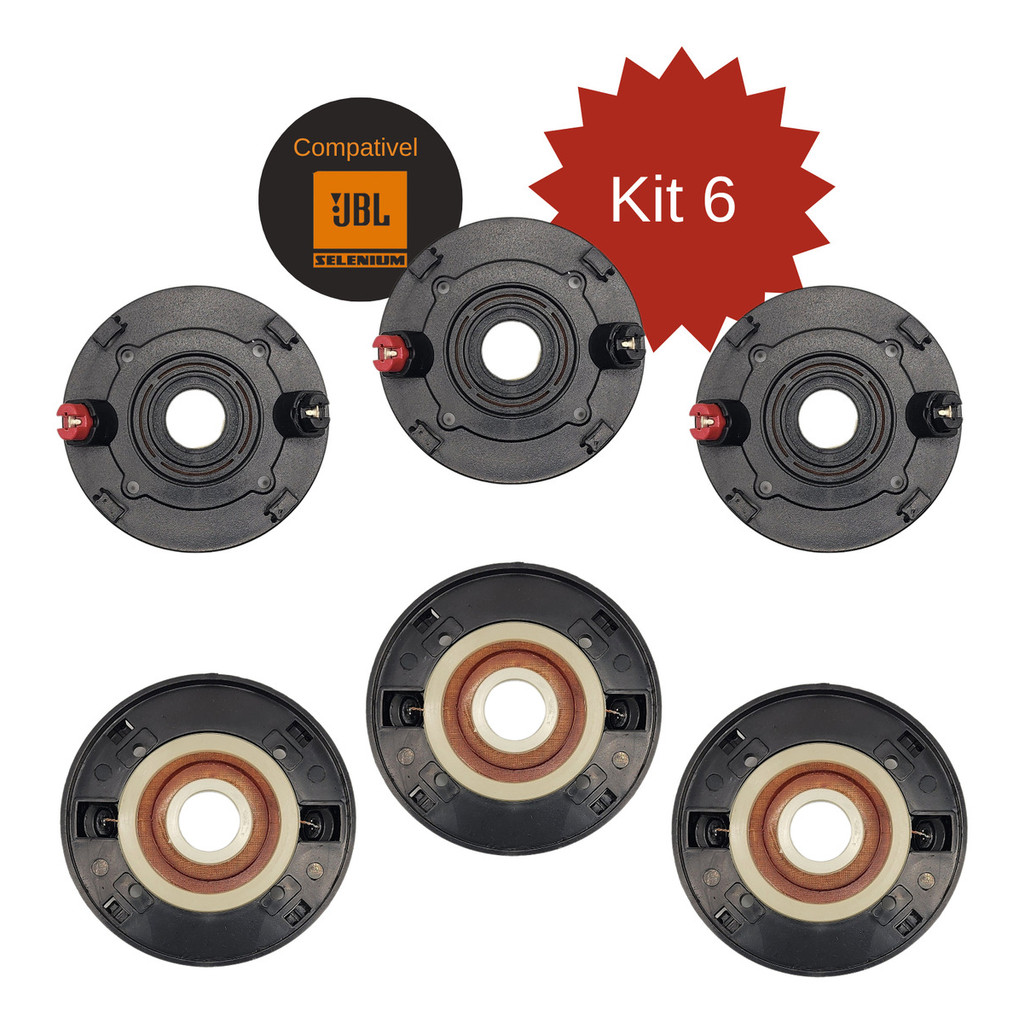 Reparo Tweeter Compatível Selenium St-350 Forceone Kit Com 6 | Shopee ...