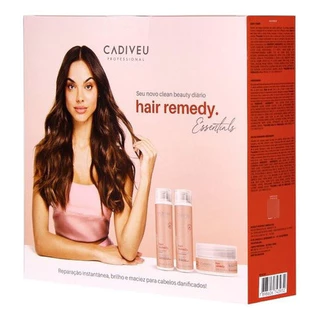 Kit Cadiveu Hair Remedy Shampoo + Condicionador + Máscara Professional