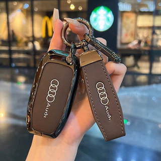 [Estoque Disponível] Capa de Chave de Carro em Liga de Zinco para Audi A1 A4 A6 A3 8p S7 R8 Rs3 Q2 Q3 Q5 Proteção Integr