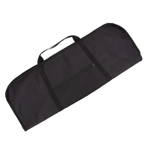 Capa Guardar Transportar Rifles e Armas de Airsoft 90x30cm M4 M4a1 Preta Em Nylon Com Bolso Frontal