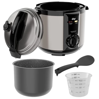 Panela de Pressão Elétrica Antiaderente GrayStone 5 Litros Aço Inox Prosdócimo WPPE2 WAP em Oferta na Shopee
