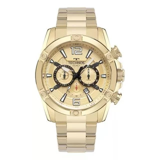 Relógio Grande Technos Masculino Legacy Dourado - Js25bbk/1d