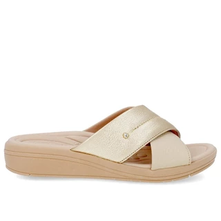 Tamanco Usaflex Feminino Anabela Couro AK0510 em Oferta na Shopee