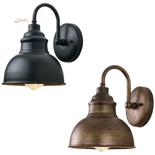 Arandela De Parede Vintage Pescoço De Ganso Celeiro Luz Plana Industrial Fazenda Ao Ar Livre À Prova Dwaterproof Água
