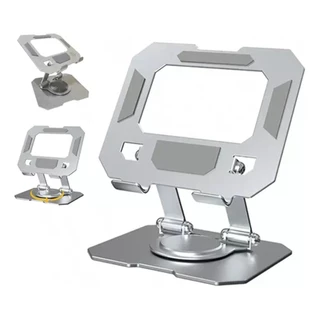 Suporte Tablet Celular Metálico Rotativo EleganteTotalmente Ajustável