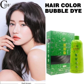 500ML Shampoo Herbal Hair Color 3 Em 1 Condicionador De Cor De Cabelo Com Essência Vegetal Para Cuidados O