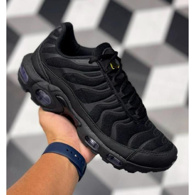 Tênis Preto Branco Leve Masculino Academia Casual Promoção