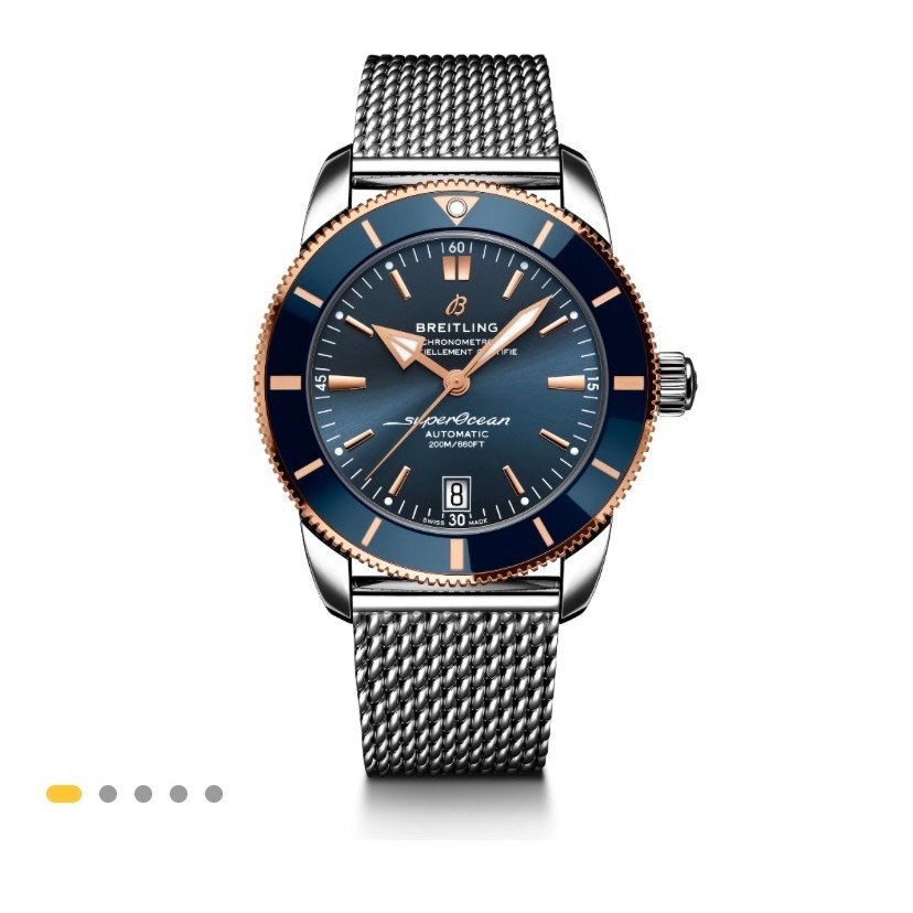Breitling Centennial Caixa De Aço Inoxidável Pulseira Relógio Masculino ...