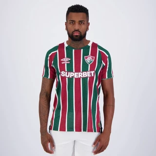 Camisa Umbro Fluminense I 2024 Jogador com Patrocínio