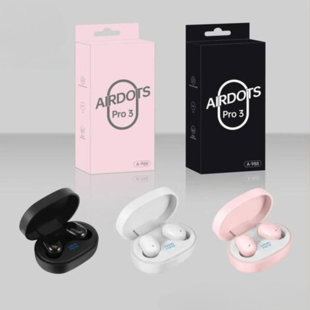 Fone De Ouvido Stereo Airdots Pro Tws Bluetooth Bt Bass Shopee Brasil