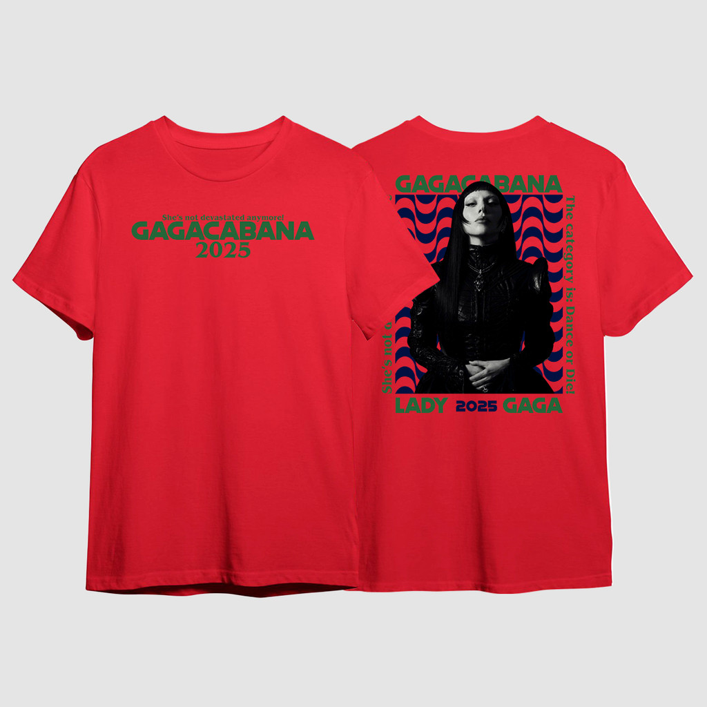 Camiseta Lady Gaga Gagacabana Mayhem Tour 2025 Coachella Brasil