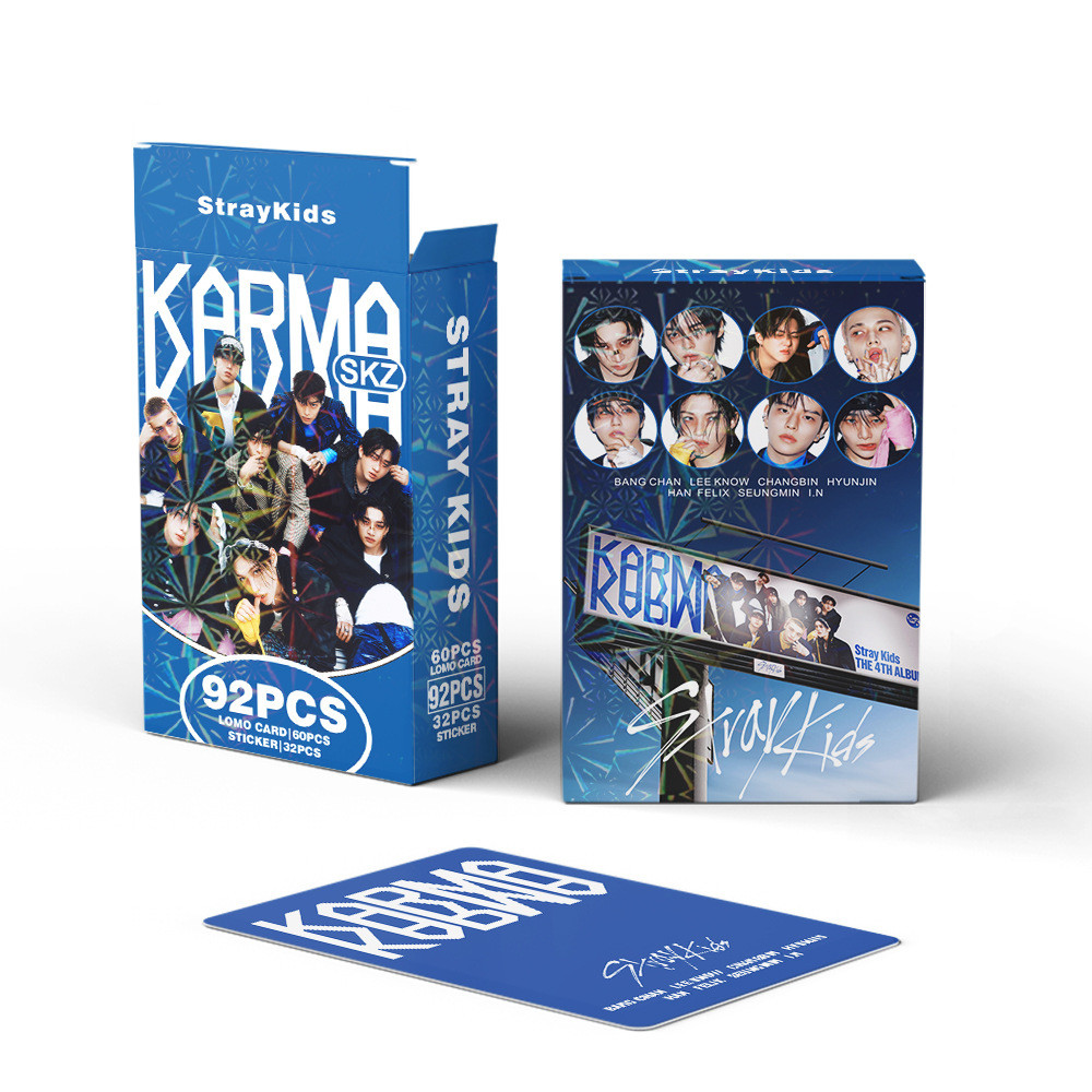 92pcs/box STRAYKIDS Photocards Karma KPOP Collection Card | Shopee