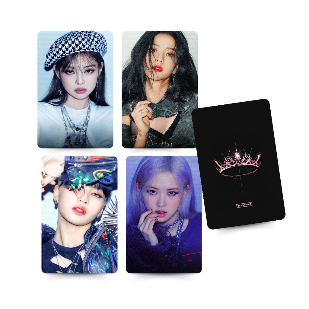 Black Pink The Album Photocard set 4 un Frente e Verso | Shopee Brasil