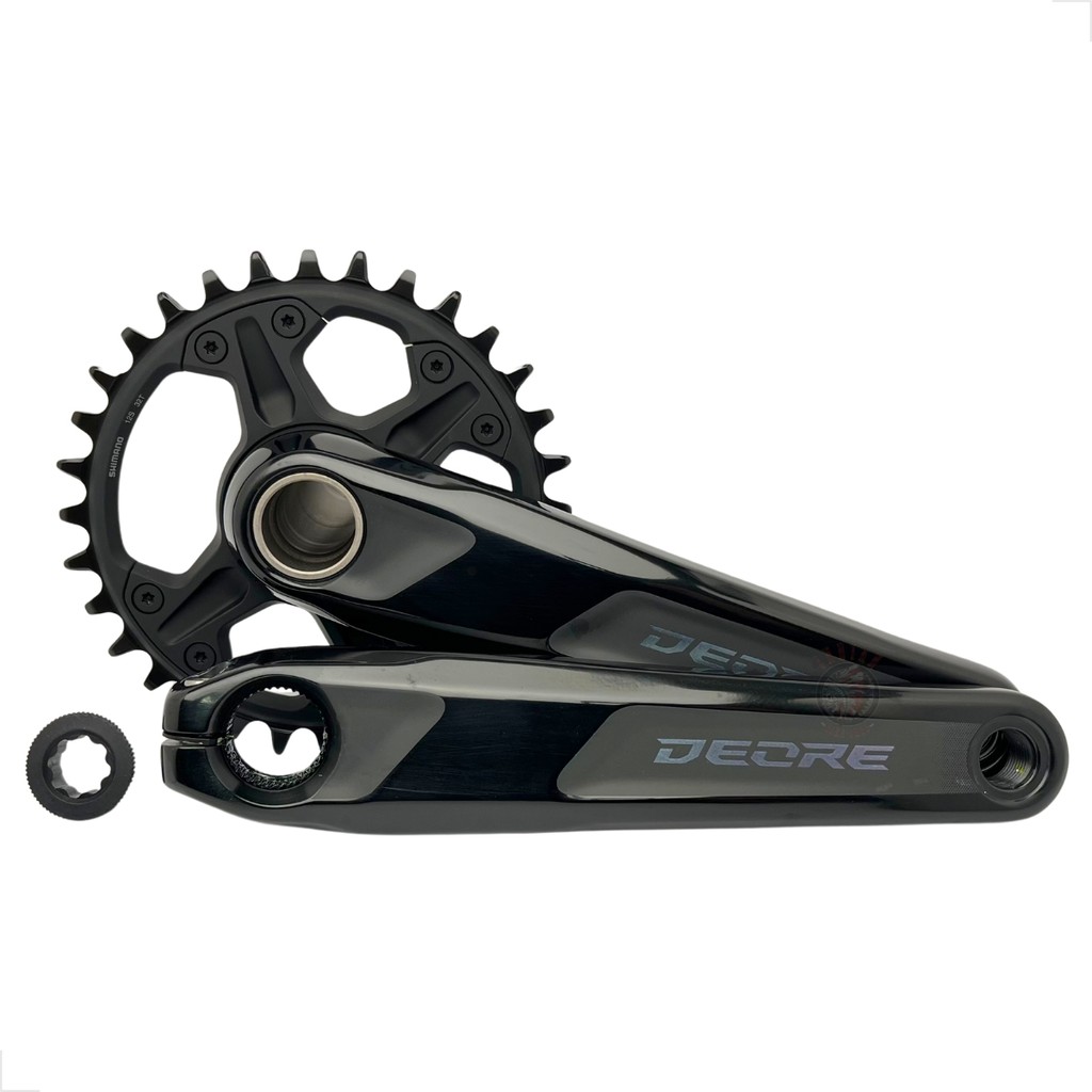 美品★シマノ★SHIMANO★FC-M6100★170mm★ディオーレdeore PEDIVELA SINGLE SHIMANO DEORE FC M6100 INTEGRADO BRAÇO 170MM COROA