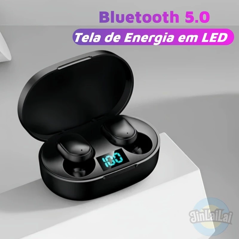 PROMOÇÃO！Fone De Ouvido Sem Fio E6s/A6S Bluetooth 5.0 Tws Com Tela LED Digital Para Xiaomi Redmi