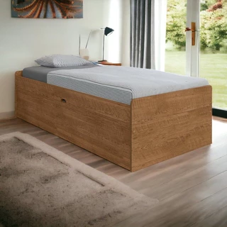 Cama Baú Camila Solteiro Naturale Framar em Oferta na Shopee