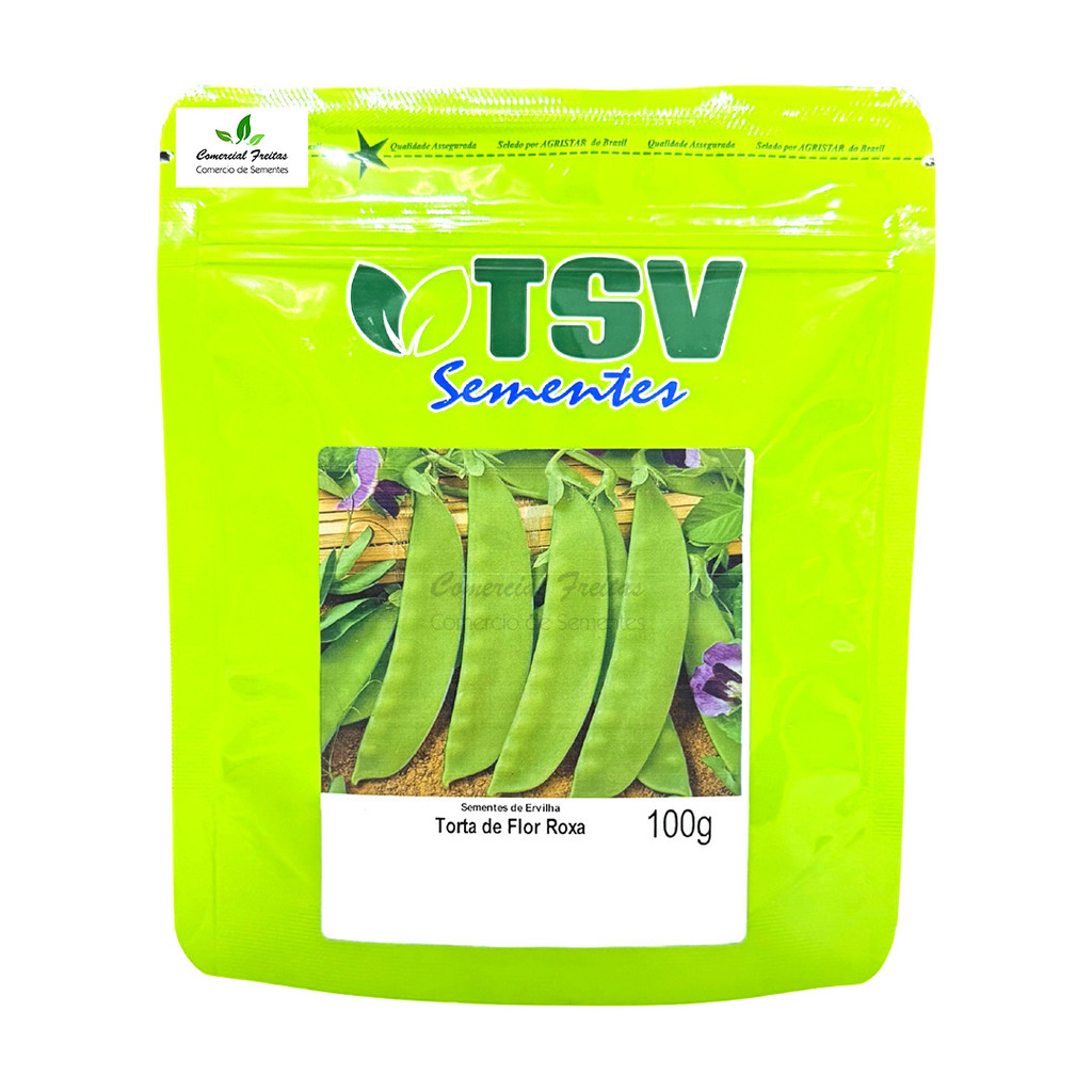 Sementes de Ervilha Torta de Flor Roxa TSV Pcte C/ 100 Gramas | Shopee ...