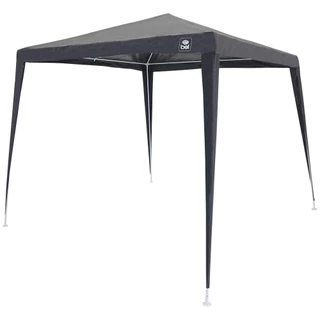 Tenda Gazebo Cinza em Poliéster Dobrável 3m x 3m BEL