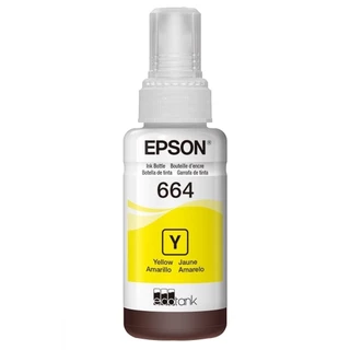 Garrafa de Tinta Original Epson EcoTank 664 T664420 Amarelo para Impressoras L110, L120, L210 em Oferta na Shopee