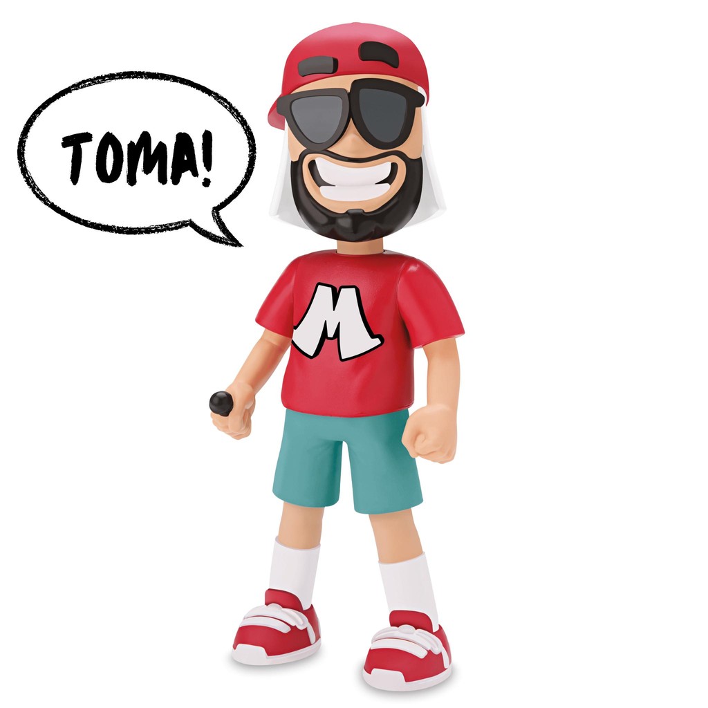 Boneco do Mussa, @mussoumano, articulado todo em vinil