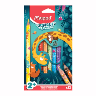Lápis de cor Jungle Fever 12 cores 863700 Maped