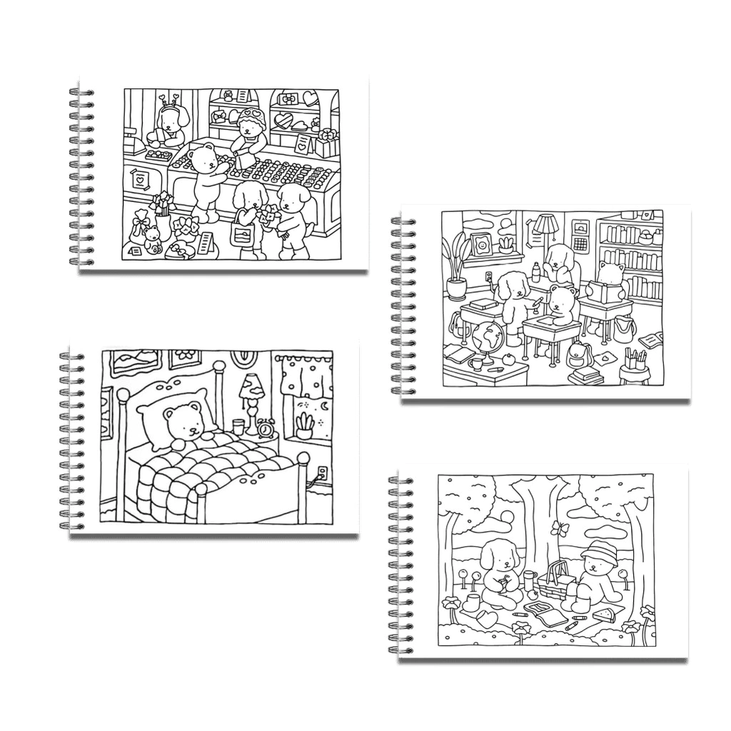 Livro para colorir personagens
