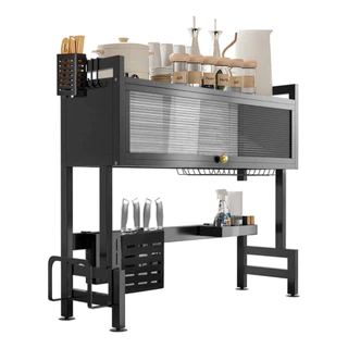 Organizador Escorredor Decoteam 2 Prateleiras Porta Acrílica 65x28x80 em Oferta na Shopee