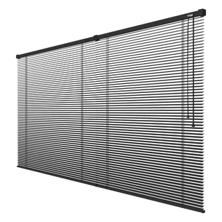 Persiana de PVC Horizontal 180x160cm - Cinza