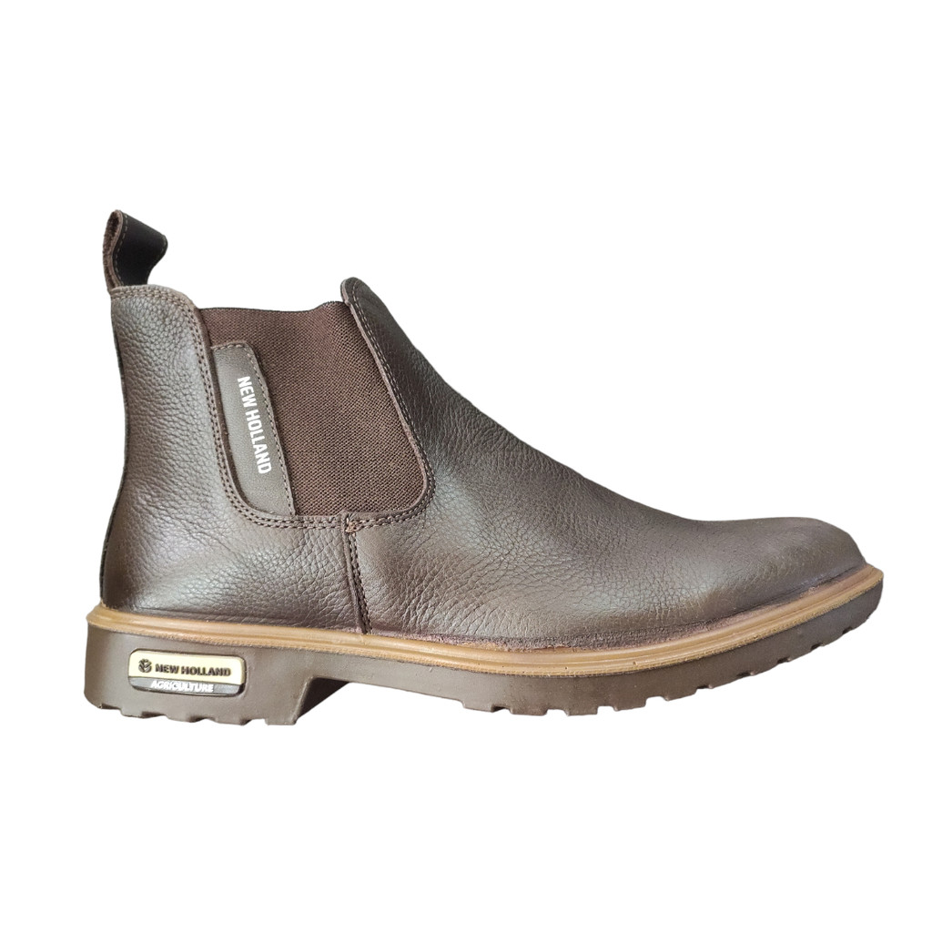 Botina Bota Sapatão New Holland Original Nh2535 Café | Shopee Brasil