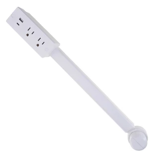 Extensor De Tomada Elétrica blg 2 Soquetes 180 Rotação Tiras De Energia De Comprimento Extensível