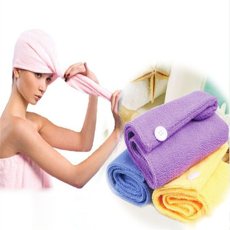 Toalha Feminina para Cabelos - Seca Rápida, Mágica e Absorvente
