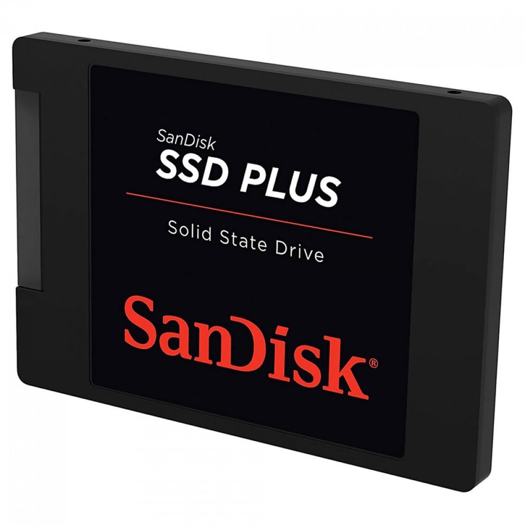 SSD 2 TB SanDisk Plus, SATA, Leitura: 545MB/s e Gravação