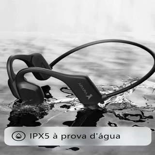 Fone De Ouvido Esporte Sem fio bluetooth Condução óssea à Prova água Com Microfone em Oferta na Shopee