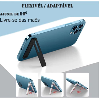 Suporte Ultrafino De Celular Portátil Dobrável Autoadesivo/Universal Ajustável/Tamanho Mini Universal De Alumínio.