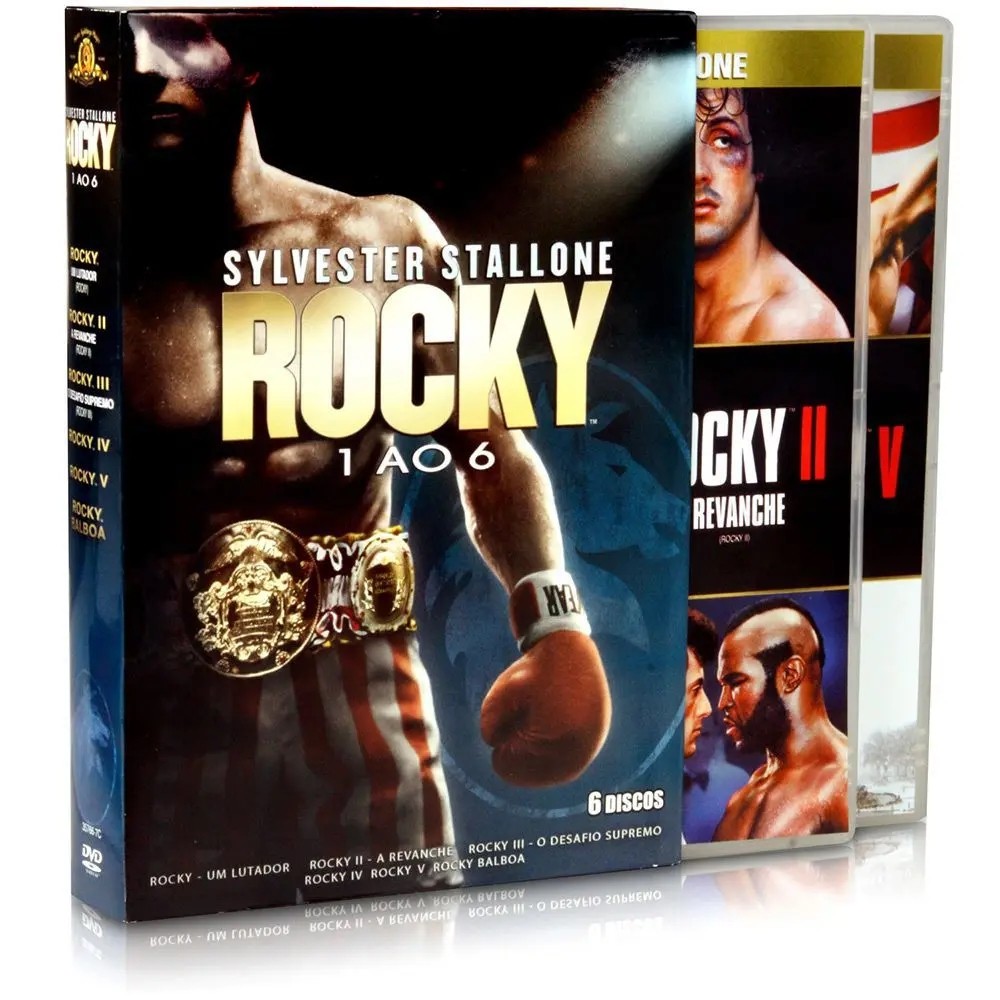 DVD Box Rocky 1 ao 6 editora | Shopee Brasil